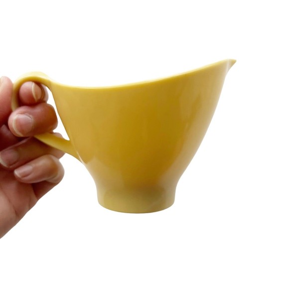 FOSTORIA Vintage Creamer Melmac Melamine Yellow - Picture 7 of 8